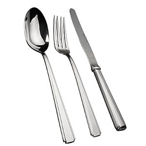 FAQUEIRO CLASSICO MODERNO 130 PEÇAS EM INOX