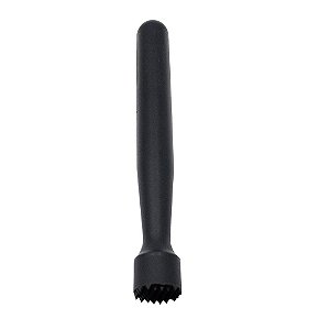 SOCADOR OPEN BAR EM PLASTICO D2,5XA20,5CM COR PRETO