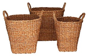 JG 3 CESTAS C/ALCA FIBRA NATURAL 38X35C/32X326/25X29CM