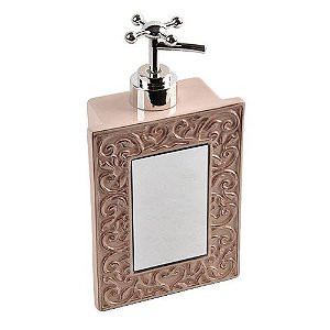 PORTA SABONETE GABINETTO CERAMICA 11X5X21 440ML COR CREME