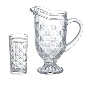 JG REFRESCO DIMONA 7 PECAS CRISTAL ECOLOGICO 1L+6X330ML