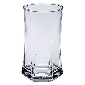 JOGO DE 6 COPOS ALTOS JORDAN EM VIDRO 330ML A13CM