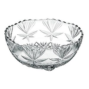 JOGO DE 6 BOWLS FLAKE EM VIDRO 210 ML A5,5CM