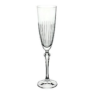 JG 6 TACAS CHAMPANHE ELIZABET LAPIDAD CRISTAL ECOLOGIC 200ML