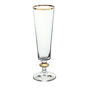 JG 6 TACAS CHAMPANHE BELLA CRISTAL ECOLOGICO 205ML 20,3CM