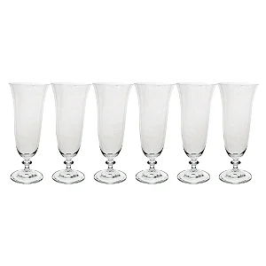 JG 6 TAÇAS PARA CERVEJA ANGELA EM CRISTAL ECOLÓGICO 360ML