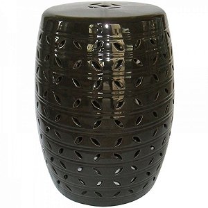 BANQUETA SEAT GARDEN PRETO - 36X36X49 CM