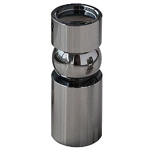 CASTICAL DE CRISTAL FUME 10CM X 10CM X 28CM