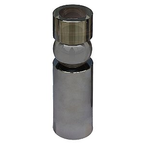 CASTICAL DE CRISTAL FUME 6CM X 6CM X 21CM