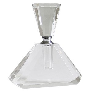 PERFUMEIRO DE CRISTAL 14CM X 5CM X 14,5CM