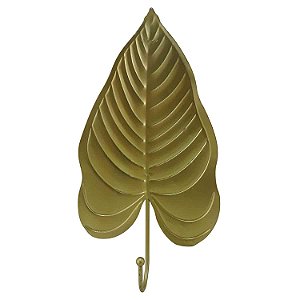 CABIDEIRO DE CERAMICA DE FOLHA DOURADO