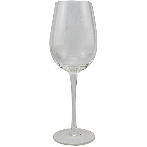 CJ DE TACAS DE VINHO COM DESIGN - 6 PCS - DIA 8 X H  25 CM