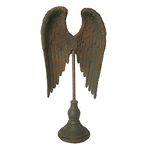 PECA DECORATIVA ASAS 25CM X 14CM X 52CM