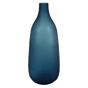 VASO DE VIDRO AZUL