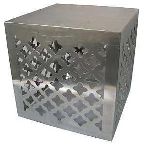 BANQUETA SEAT GARDEN DE METAL - 41X41 CM