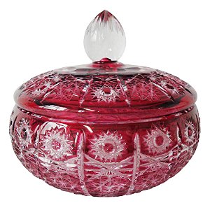 POTE DECORATIVO DE CRISTAL 20X22X22 CM