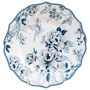 PRATO SOBREMESA PORCELANA PAULI BLUE