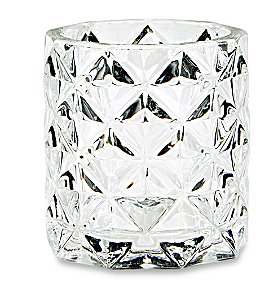 PORTA-VELAS EM VIDRO