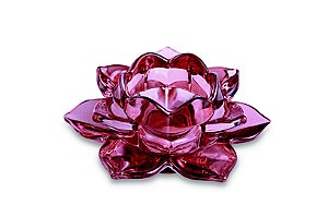 PORTA-VELAS MARSALA EM VIDRO