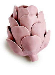 FLOR ROSA EM CERÂMICA
