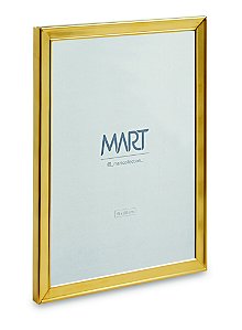 PORTA-RETRATO DOURADO EM METAL - 15X20