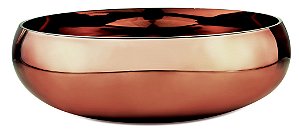 CENTRO DE MESA BRONZE EM VIDRO