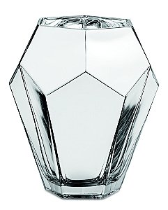 VASO PRATA EM VIDRO