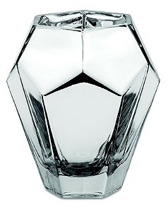 VASO PRATA EM VIDRO