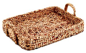 KIT BANDEJA EM FIBRA NATURAL - 2 PCS