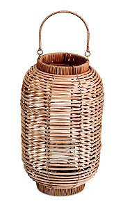 LANTERNA EM RATTAN