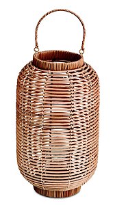 LANTERNA EM RATTAN