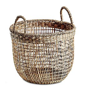 KIT CESTO EM SEAGRASS - 3 PCS