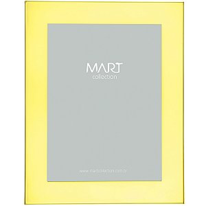 PORTA-RETRATO DOURADO EM METAL - 20X25