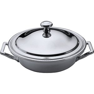 LEGUMEIRA DE PRATA C/CORDÃO PÉROLA 1,7l