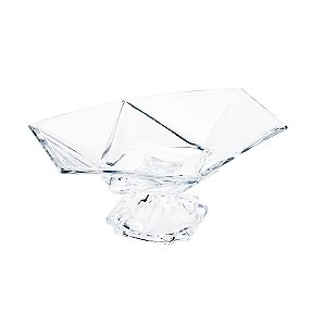 CENTRO MESA DE CRISTAL ECOLÓGICO C/PÉ SPECTRAL 27,5X35X16cm