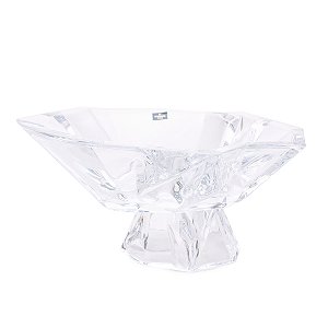 CENTRO DE MESA DE CRISTAL ECOLÓGICO C/PÉ ANGLE 24X32,5X17cm