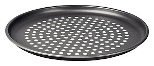 ASSAD PIZZA ALUM 30CM FURADA BR GRA