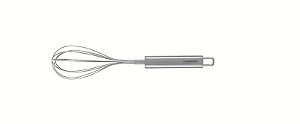 BATEDOR 29,7CM ACO INOX LIN.MARFFIM