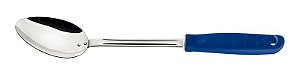 COLHER SERVIR INOX UTILITA AZU