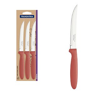 CONJ FACAS CHUR INOX 3PC IPANEM GOI