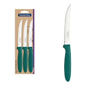 CONJ FACAS CHUR INOX 3PC IPANEM VDE