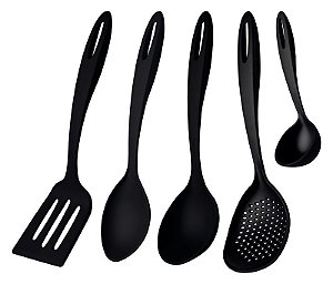 JOGO UTENSILIO NYLON 5PC ABILIT PRE