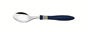 CJ COLHER CHA INOX 2PC COR&COR AZU