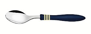 CJ COLHER MESA INOX 2PC COR&COR AZU