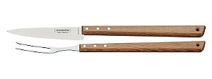 JOGO CHURRASCO INOX 2PC