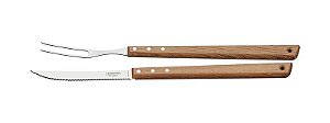 JOGO CHURRASCO INOX 2PC