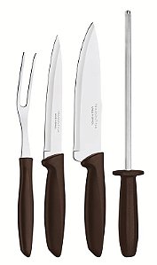 KIT CHURRASCO INOX 4PC PLENUS MAR