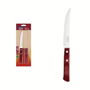 CONJ FACA CHUR INOX 6PC POLYWO VER