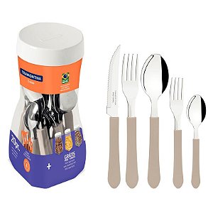 FAQUEIRO INOX 20PC LEME CIN
