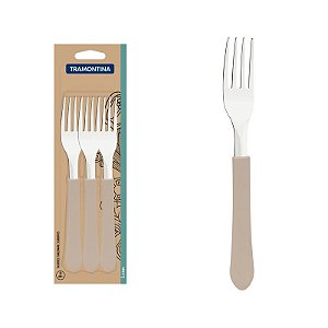 CONJ GARFOS MESA INOX 3PC LEME CIN